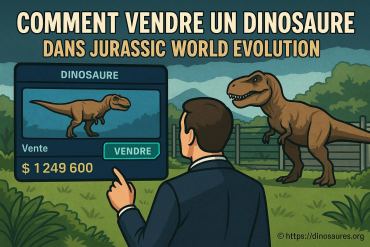 Comment vendre un dinosaure dans Jurassic World Evolution