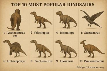Top 10 des dinosaures les plus populaires en 2025