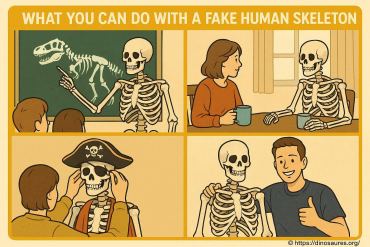 Que peut-on faire avec un faux squelette humain ?