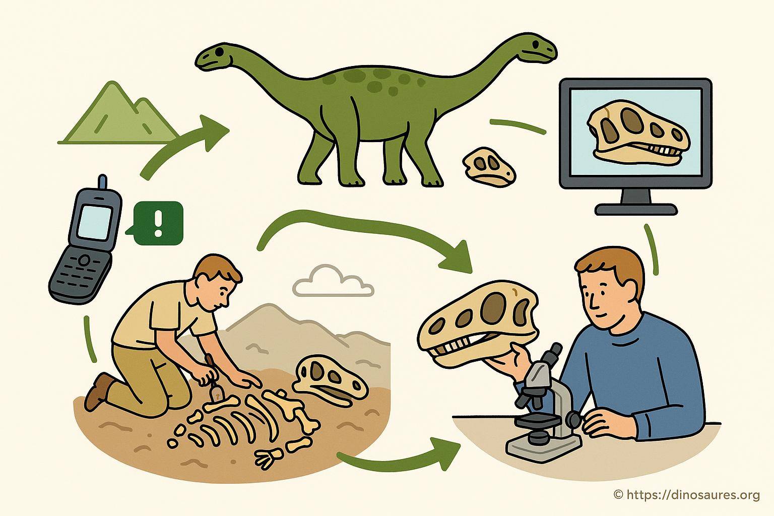 Cycle de découverte et étude d un dinosaure