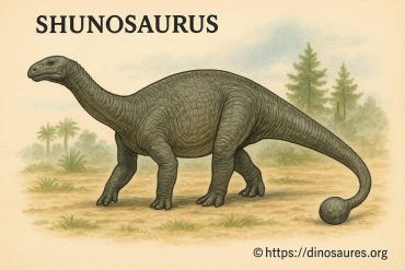 Shunosaurus : le sauropode à la queue massue dévoilé