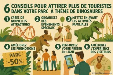 6 conseils pour attirer plus de touristes dans un parc à thème dinosaure