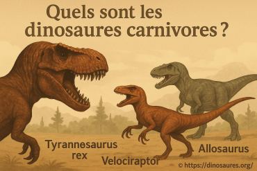 Quels sont les dinosaures carnivores les plus connus ?