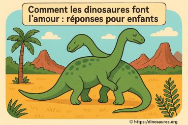 Comment les dinosaures font l'amour : réponses simples pour enfants