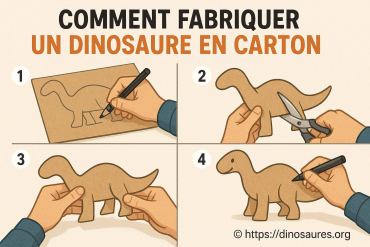 Comment fabriquer un dinosaure en carton facilement à la maison