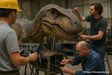Les métiers derrière les animatronics dinosaures : ingénieurs, artistes et techniciens