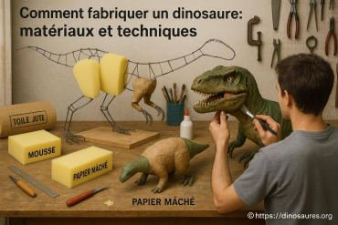 Comment fabriquer un dinosaure : matériaux et techniques indispensables