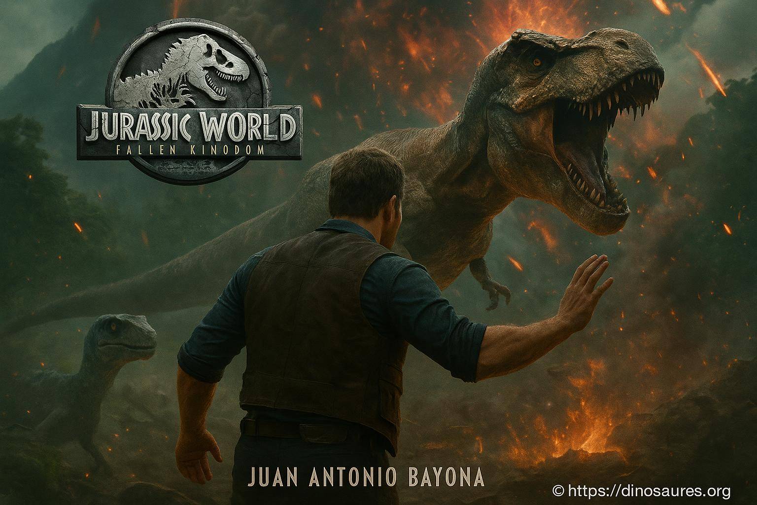 Jurassic world fallen kingdom : l’univers des dinosaures revisité par juan antonio bayona