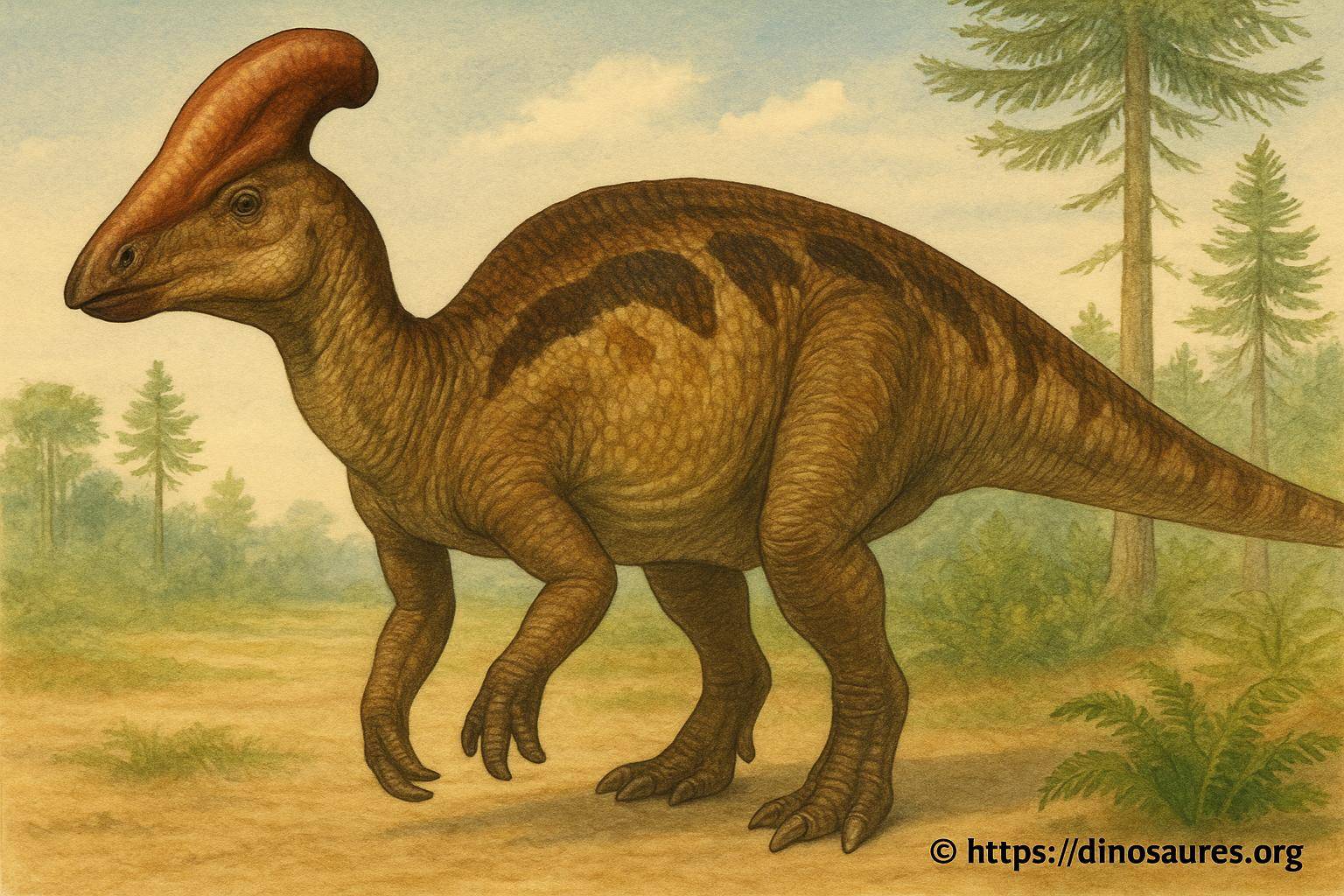 Corythosaure : tout savoir sur le dinosaure à casque de crête