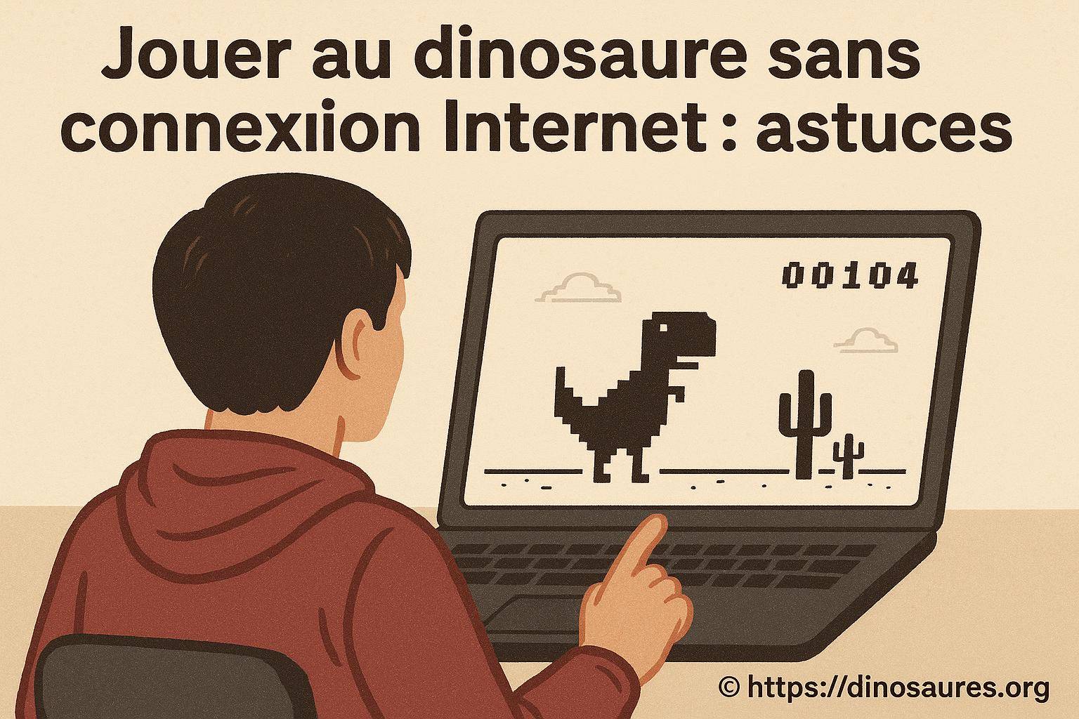 Jouer au dinosaure sans connexion internet : astuces pour ne jamais s’ennuyer