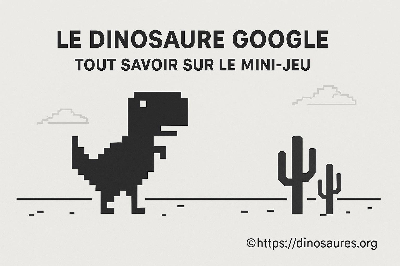 Le dinosaure Google : tout savoir sur le mini-jeu caché