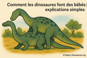 Comment les dinosaures font des bébés : explications simples et claires