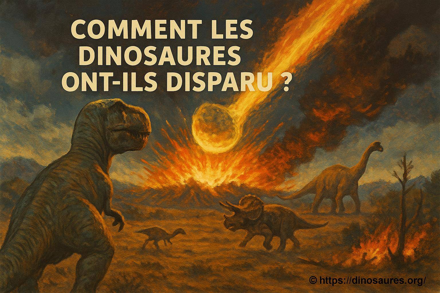 Comment les dinosaures ont-ils disparu ?