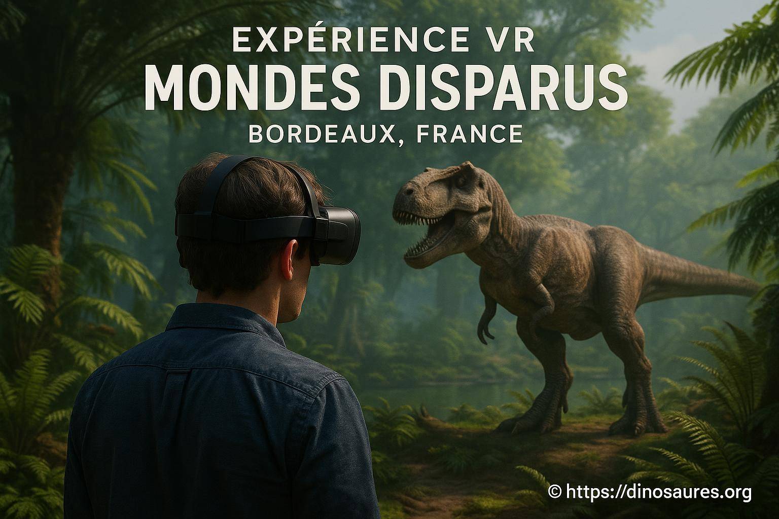 Expérience vr mondes disparus à Bordeaux : plongez dans la réalité virtuelle des dinosaures