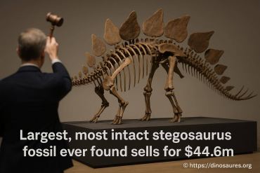Le plus grand fossile de stegosaurus intact vendu à 44,6 millions de dollars