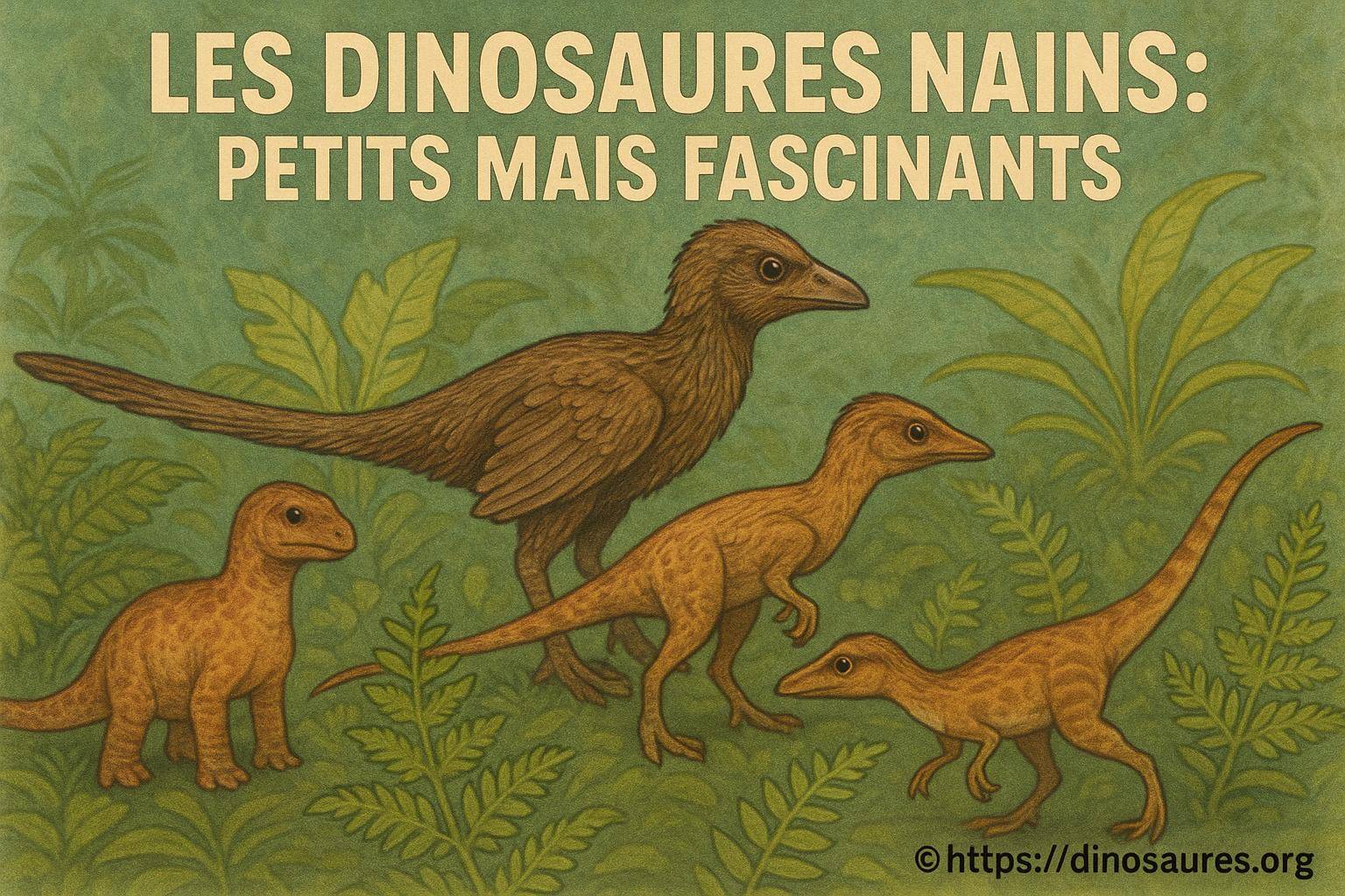 Les dinosaures nains : petits mais fascinants secrets du passé