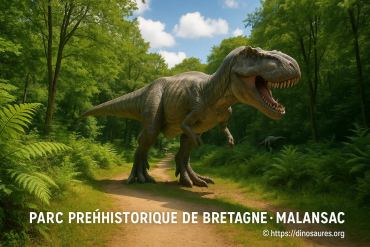 Parc préhistorique de Bretagne à Malansac : entre nature et dinosaures