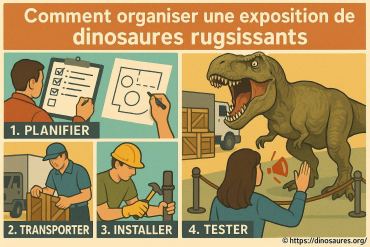 Comment organiser une exposition de dinosaures qui rugissent