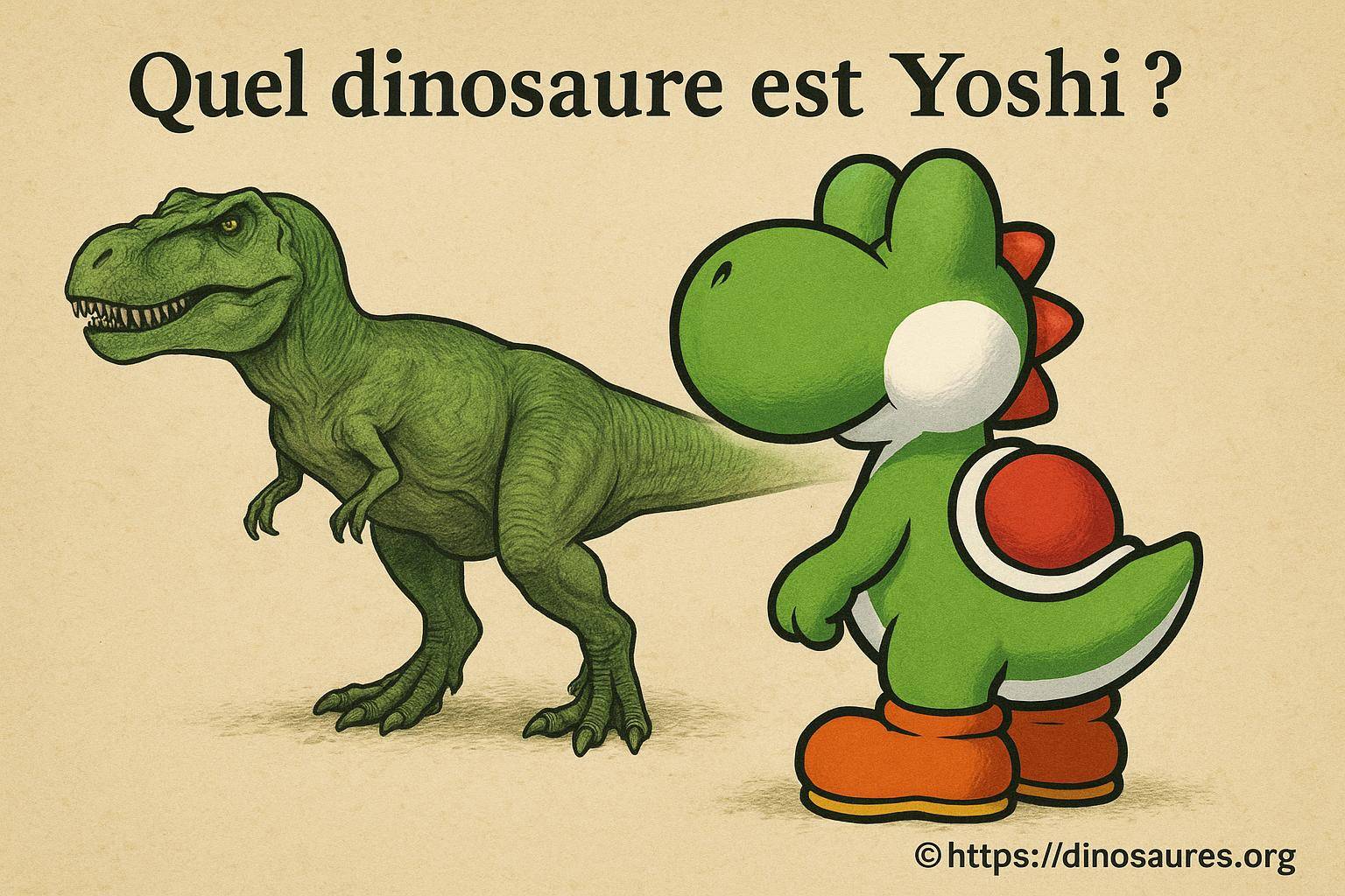 Quel dinosaure est yoshi vraiment ?