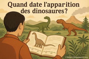 Quand date l'apparition des dinosaures ?