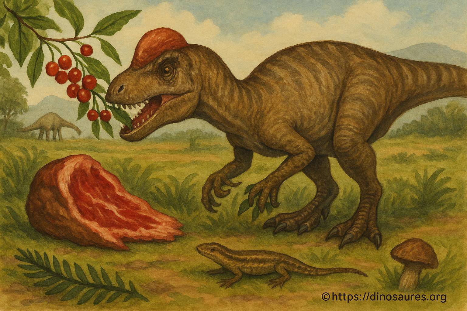 Les dinosaures omnivores : comprendre un régime alimentaire varié