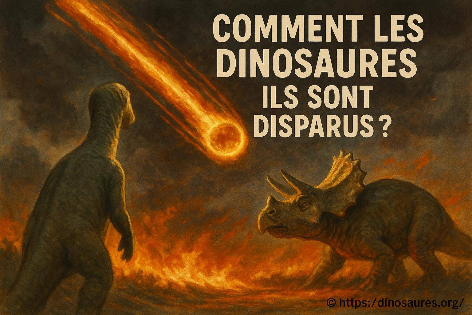 Comment les dinosaures ont-ils disparu ?