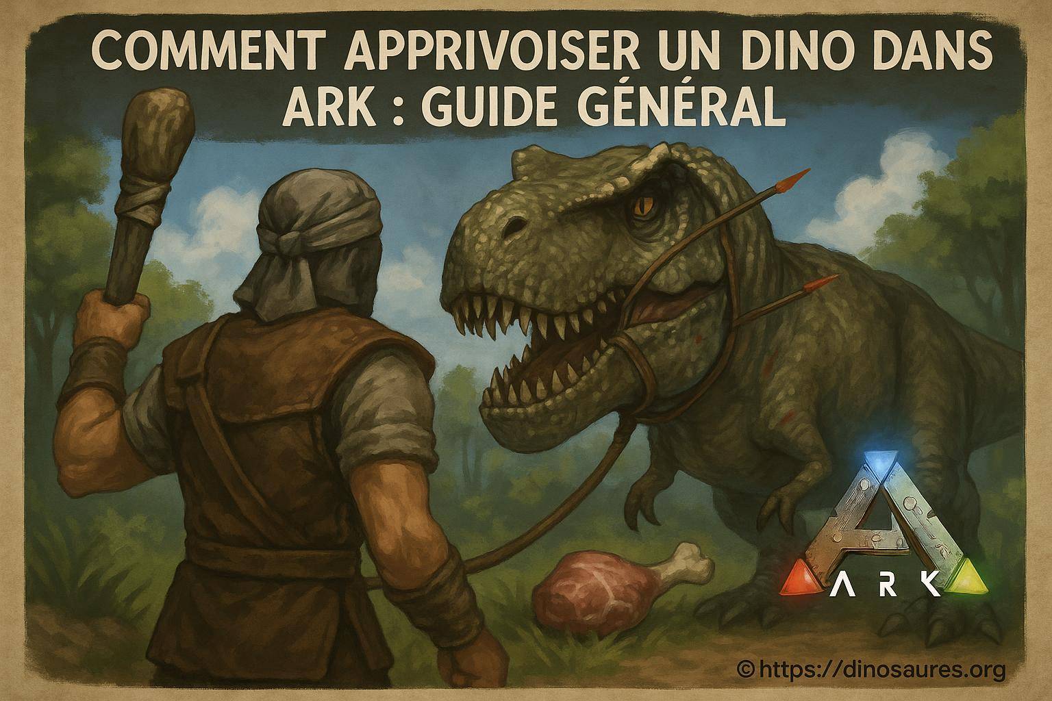 Comment apprivoiser un dino dans Ark : guide général pour débutants