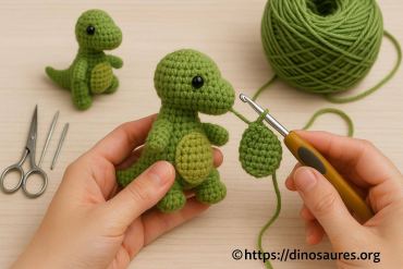 Fabriquer un dinosaure en crochet : guide pas à pas facile