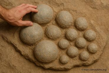 Les oeufs fossiles de dinosaure et de reptiles volants découverts dans le monde