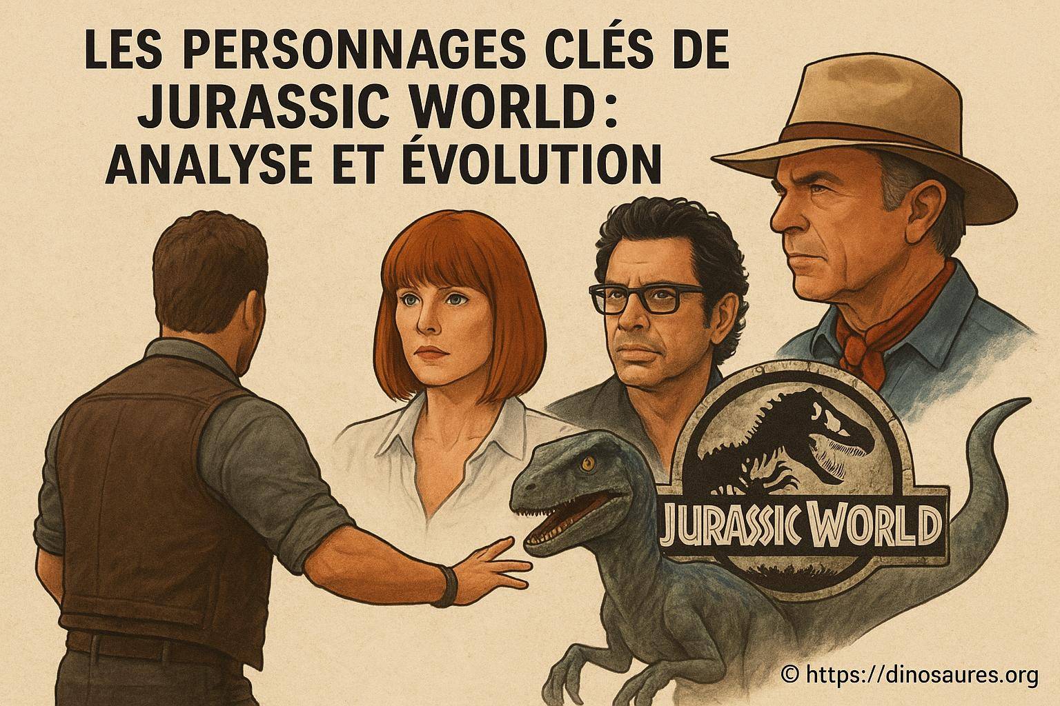 Les personnages clés de Jurassic World : analyse et évolution des héros et anti-héros