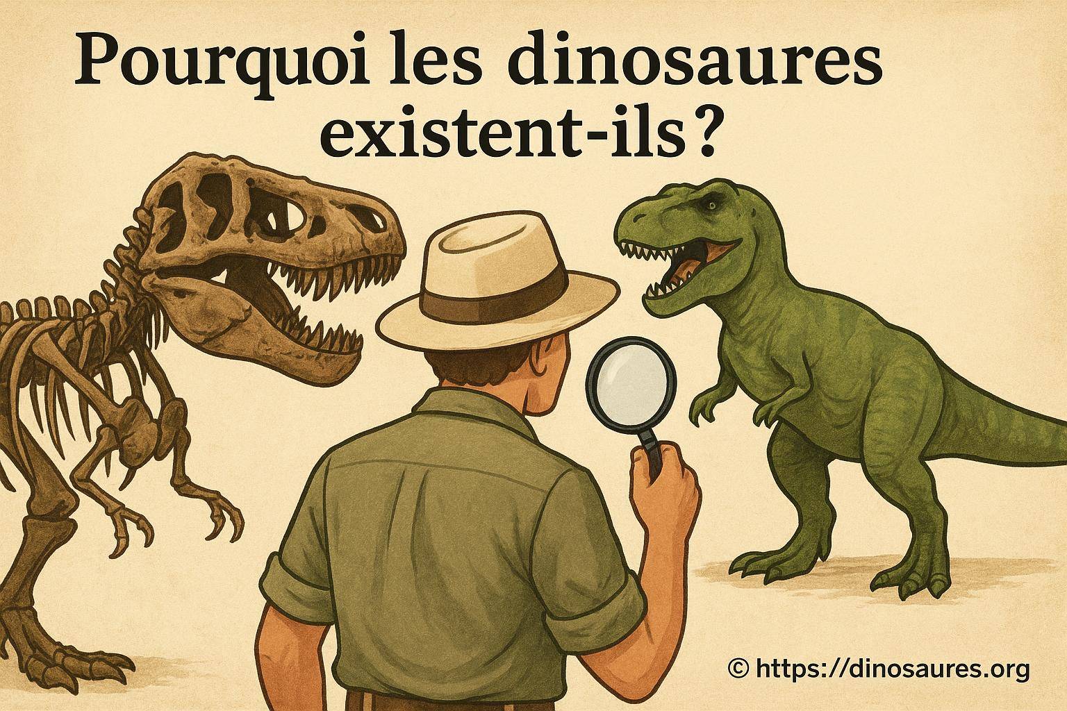 Pourquoi les dinosaures existent-ils vraiment ?
