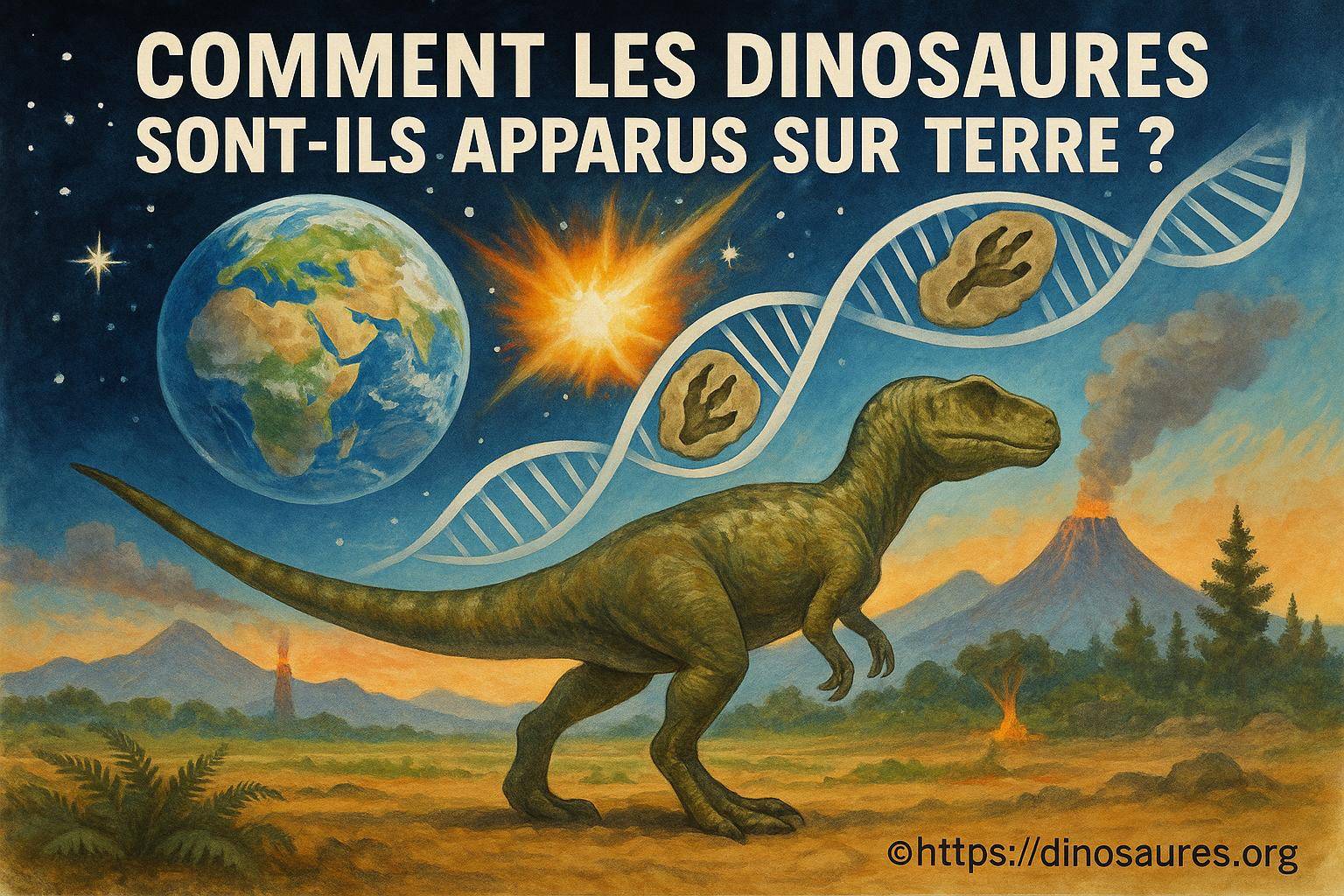 Comment les dinosaures sont-ils apparus sur Terre ?