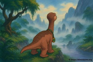 Le petit dinosaure voyage au pays des brumes : une aventure inoubliable