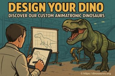 Design et personnalisation de dinosaures animatroniques réalistes