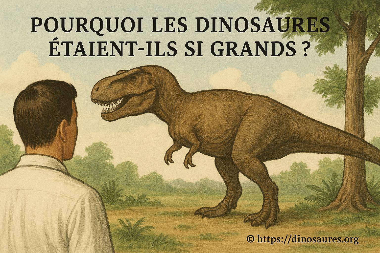 Pourquoi les dinosaures étaient-ils si grands ?