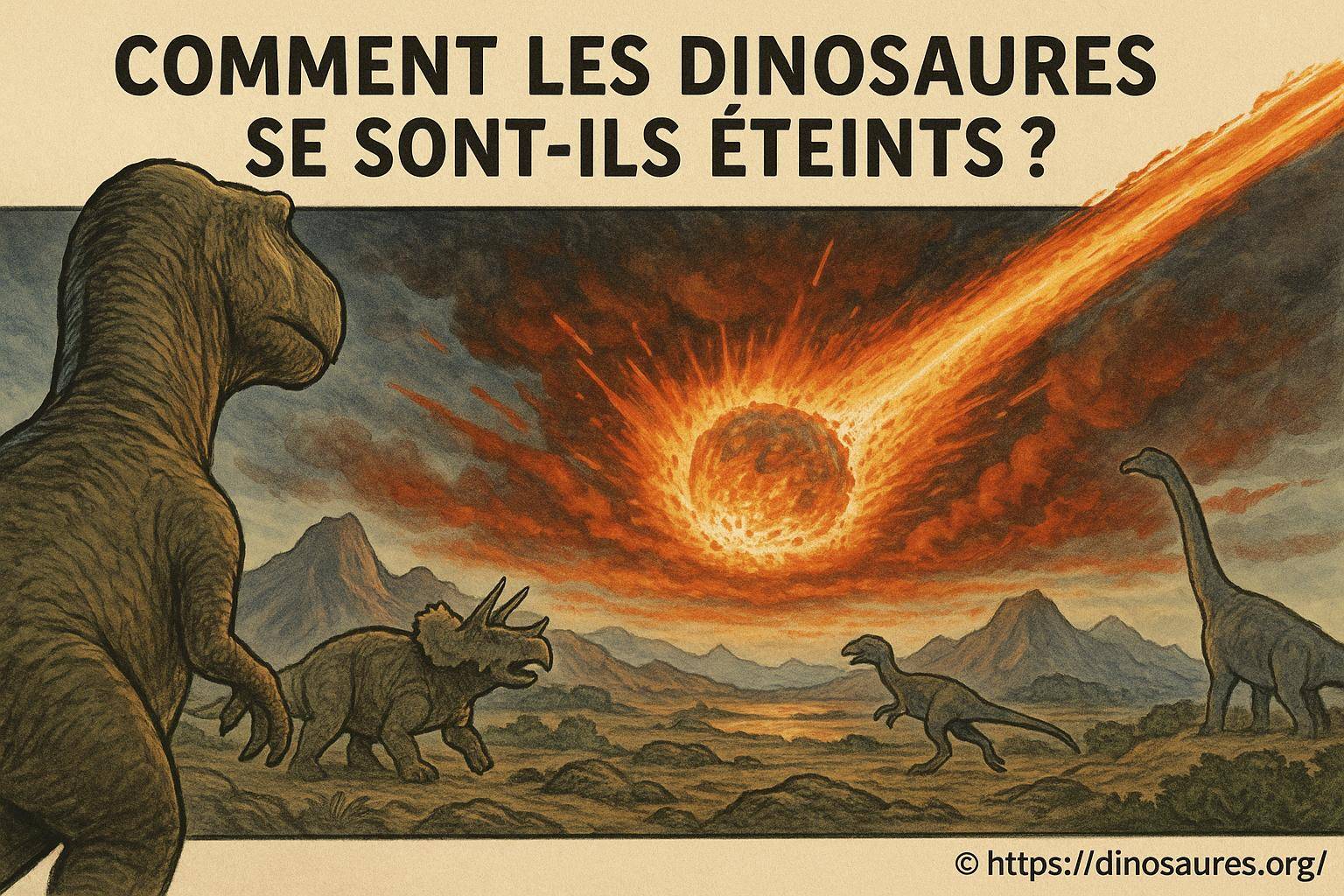 Comment les dinosaures se sont-ils éteints ?