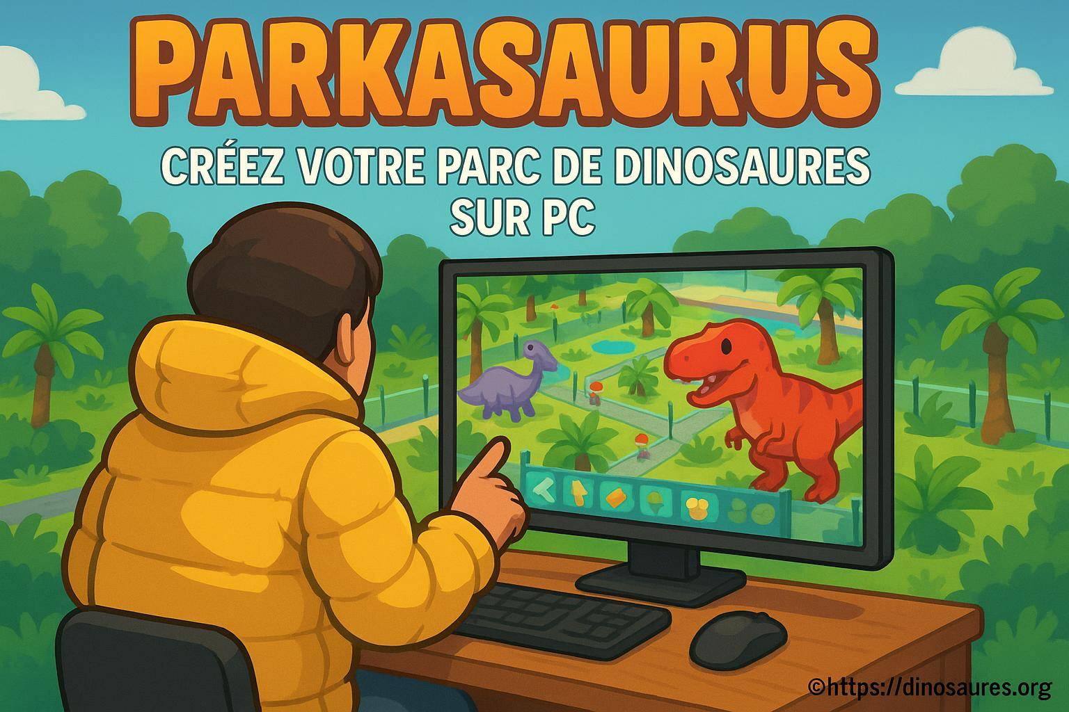 Parkasaurus créez votre parc de dinosaures sur pc et gérez votre aventure préhistorique