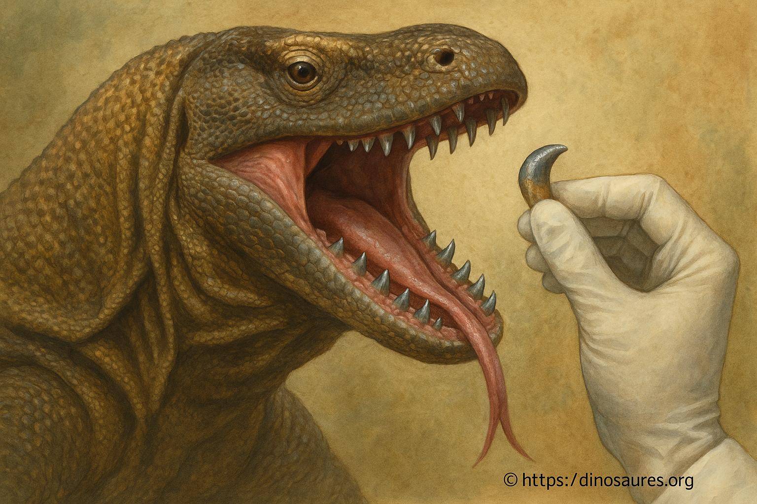 Les dragons de komodo ont des dents recouvertes de fer pour rester tranchantes