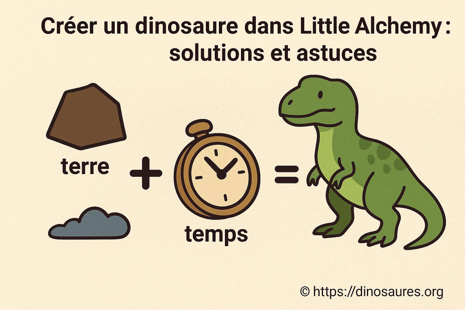Créer un dinosaure dans little alchemy : solutions et astuces pour réussir