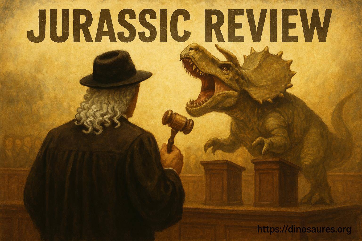 Jurassic, une satire féroce entre logique et mensonges avec des dinosaures en duel