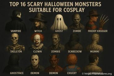 Les 16 monstres d’halloween les plus effrayants pour un cosplay