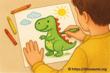 Dessiner un dinosaure pour enfant : astuces ludiques et faciles