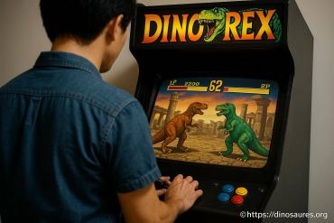 Dino rex : un jeu de combat de dinosaures sur arcade