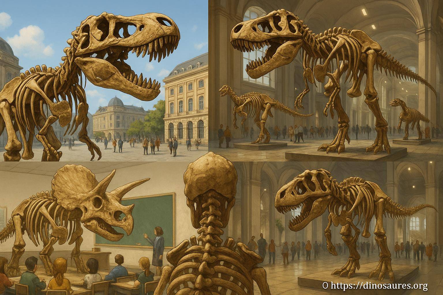 Dinosaur skeletons : transformer tous les espaces avec des reproductions grandeur nature