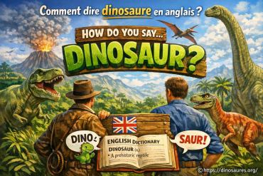 Comment dire dinosaure en anglais ?