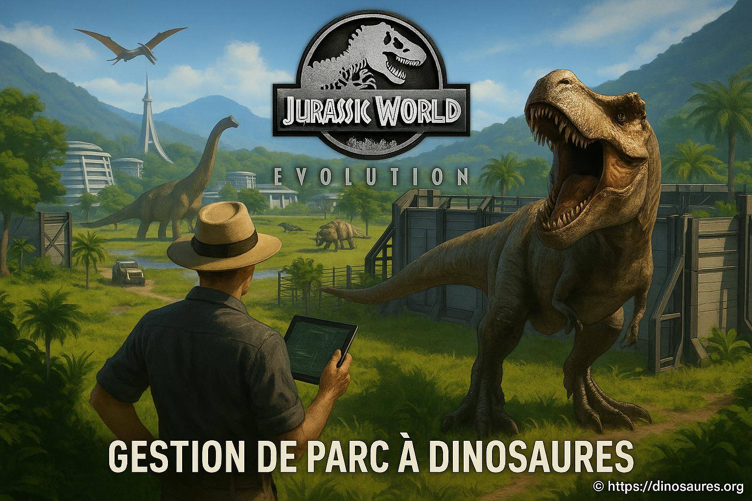 Jurassic world evolution : comment gérer un parc à dinosaures efficacement