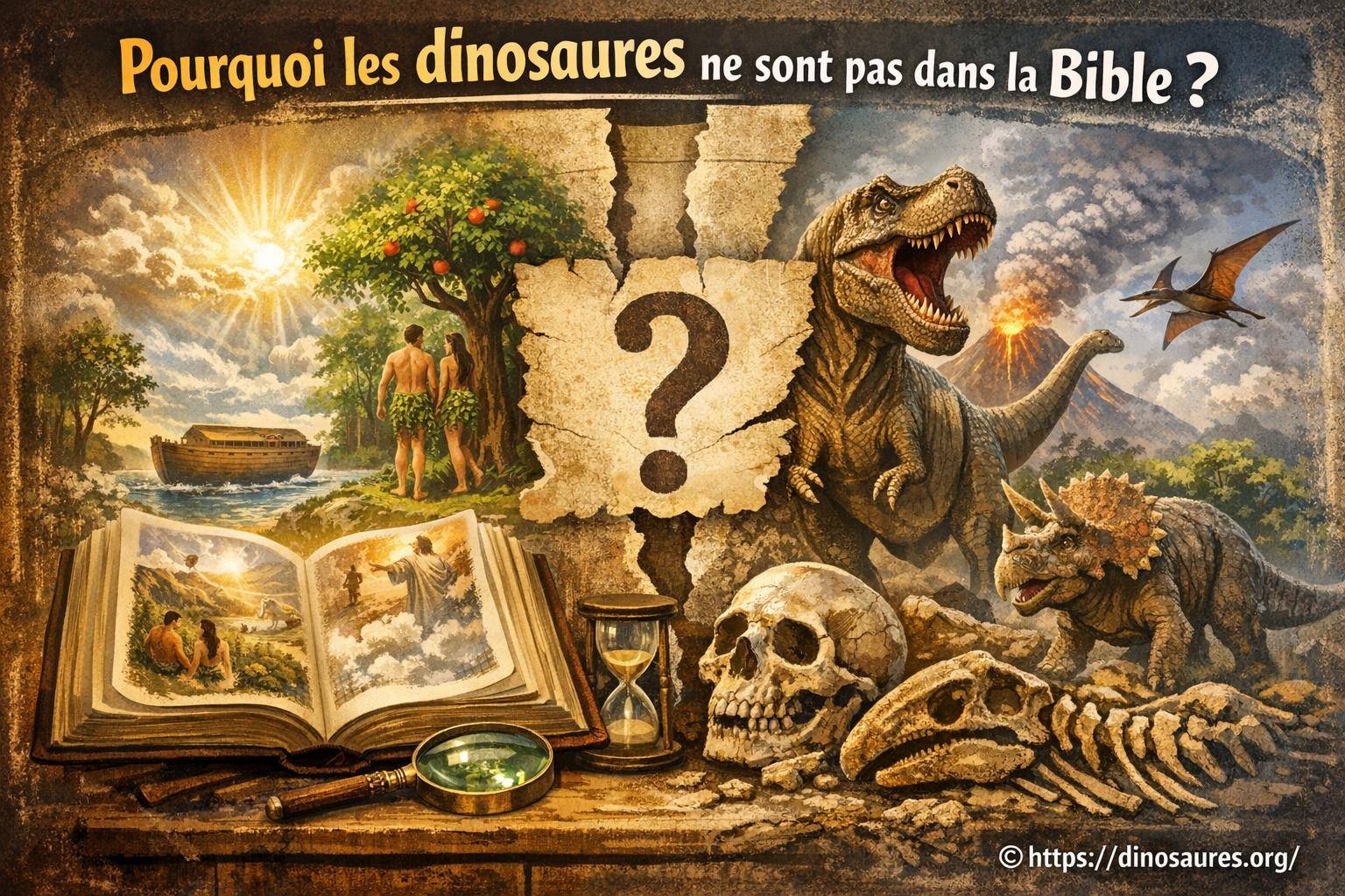 Pourquoi les dinosaures ne figurent-ils pas dans la Bible ?