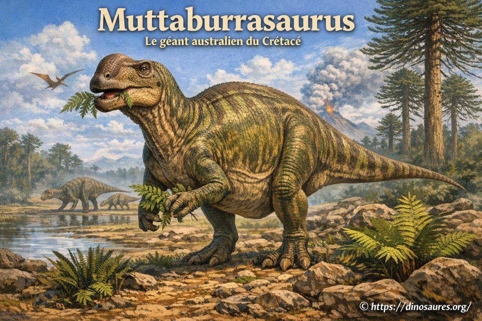Muttaburrasaurus le géant australien du crétacé dévoilé