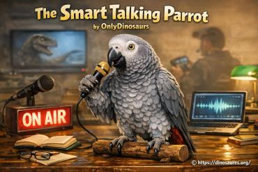 Le smart talking parrot by OnlyDinosaurs un perroquet animatronique parlant