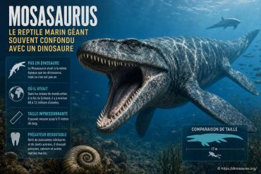 Mosasaurus : taille, mâchoire et mode de vie du reptile marin géant